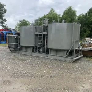 Baker Hughes Twin 50 bbl (100 bbl Total) Skid-Mounted Cement Batch Mixer